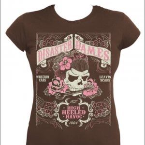 Disaster Dames High Heeled Havoc Tee Shirt